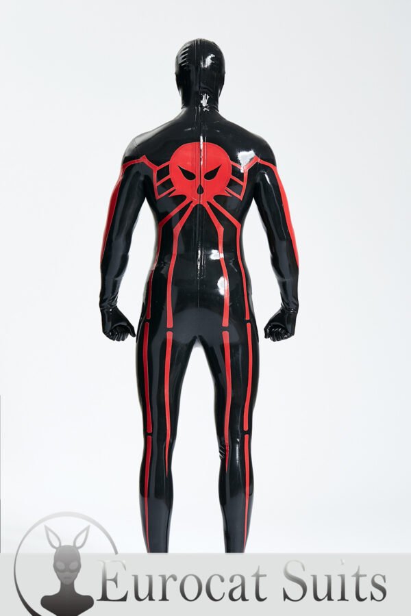 Male fashion catsuit handmade natural rubber clubwear