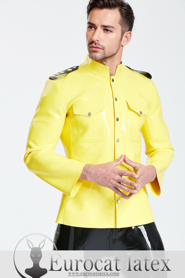 latex Male 'Maritime' Jacket handmade