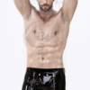 latex Male Sailor-Front Short Shorts handmade