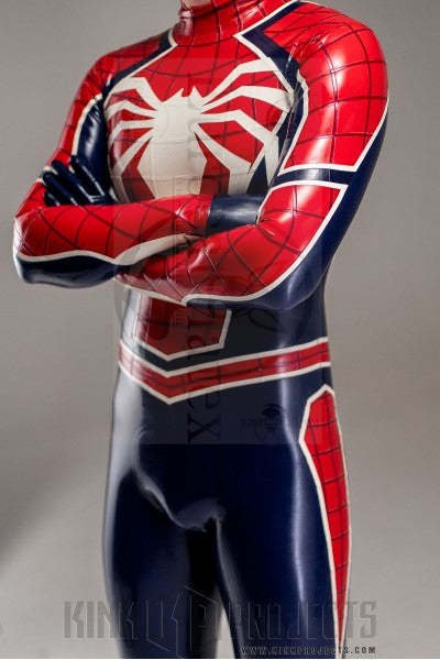 eurocat latex Male 'Spidey Two' rubber Costume Catsuit