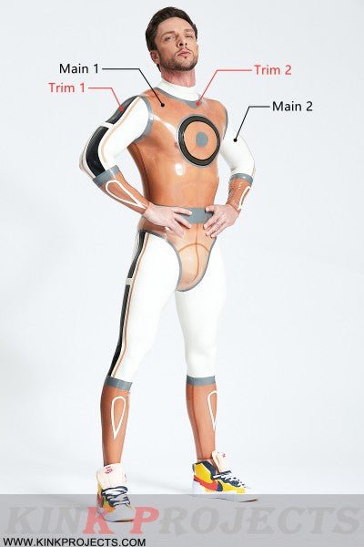eurocat latex Male 'Circle Of Life' Catsuit
