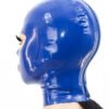 Latex Hood with Trim Eyes – single color with zipper