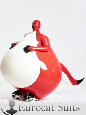 Latex Sexy Inflatable main color Red both outer and inner are 0.4mm