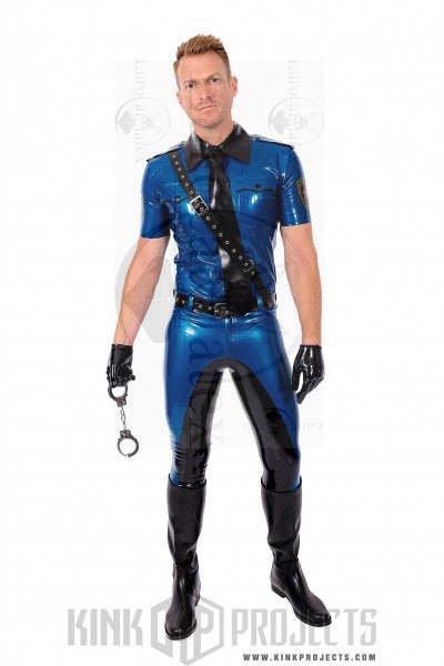 eurocat latex Male Short Sleeves Military Police Shirt