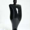 Black Sexy Unisex Latex Double-Layer Inflatable Sleepsac thickness are 0.4mm