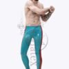 eurocat latex Male Wide-Striped Ankle-Length Leggings