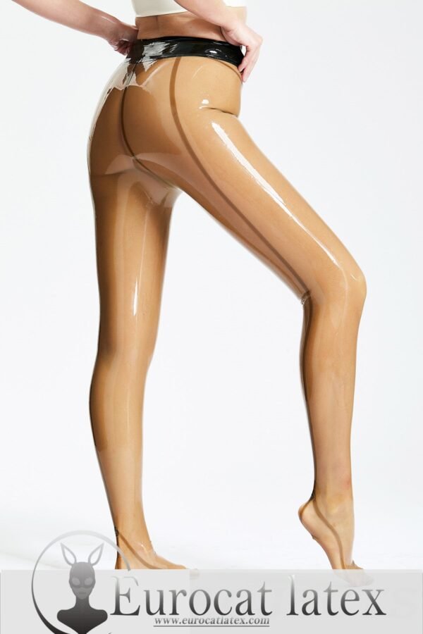 handmade latex female leggings