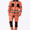 eurocat latex Male Fireman Style Uniform Jacket