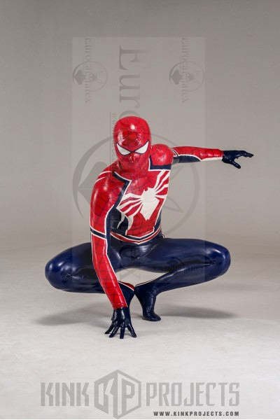 eurocat latex Male 'Spidey Two' rubber Costume Catsuit