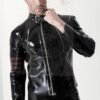eurocat latex Male 'Rebel Rouser' Zipped Jacket
