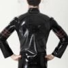 eurocat latex Male 'Rebel Rouser' Zipped Jacket