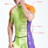 Male 'Multicolor' Shoulder-Zip Surfsuit
