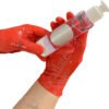 fetish gloves Short, Stretchy and Body Safe rubber Gloves chlorined 0.4mm