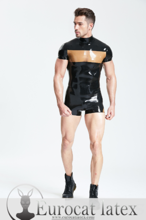 eurocat latex Male 'Windows' Short-Sleeved & Short-Legged Surfsuit