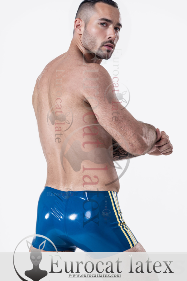 eurocat latex Male Triple Stripe Swim Trunks