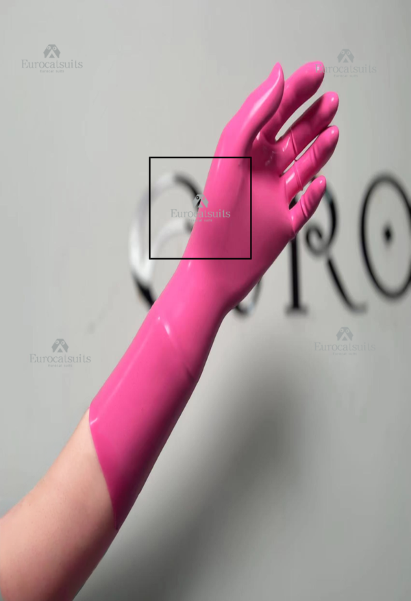 male fetihs latex gloves Short, Stretchy and Body Safe rubber Gloves chlorined 0.4mm