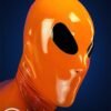 LATEX MASK HIVE HOOD