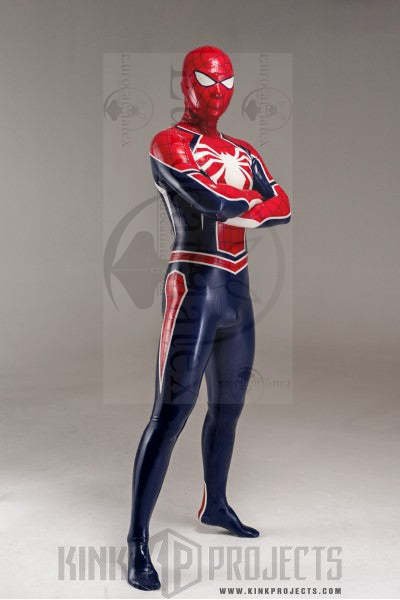 eurocat latex Male 'Spidey Two' rubber Costume Catsuit