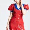 'Patriotic' Double-Breasted Micro Dress