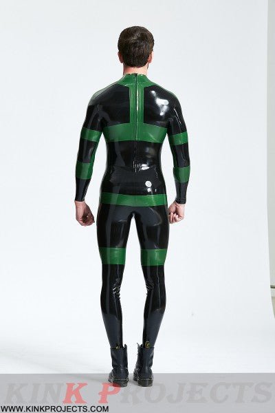 eurocat latex Male 'Herald' Back Zip Catsuit