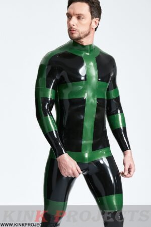 eurocat latex Male 'Herald' Back Zip Catsuit