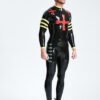 eurocat latex Male 'Crossway' Front Zip Catsuit