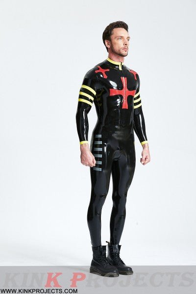 eurocat latex Male 'Crossway' Front Zip Catsuit