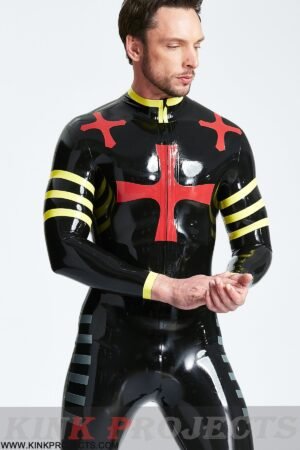 eurocat latex Male 'Crossway' Front Zip Catsuit