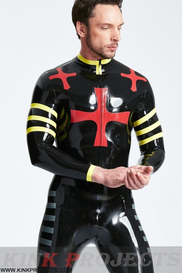 eurocat latex Male 'Crossway' Front Zip Catsuit
