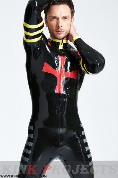 eurocat latex Male 'Crossway' Front Zip Catsuit