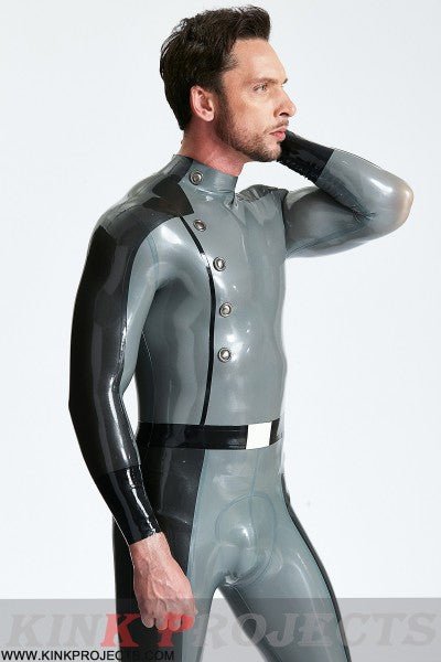 eurocat latex Male 'Flight Commander' rubber Catsuit
