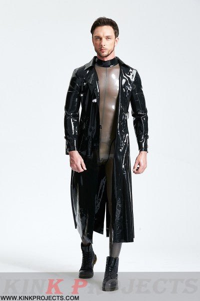 eurocat latex Male Three-quarter Length Trench Coat