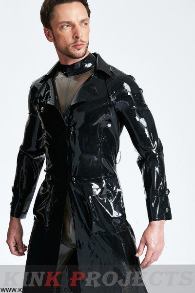eurocat latex Male Three-quarter Length Trench Coat