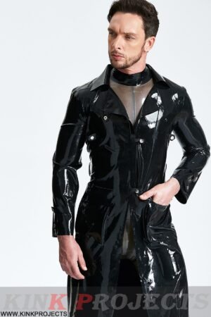 eurocat latex Male Three-quarter Length Trench Coat