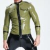 eurocat latex Male 'Military Cadet' Tunic Jacket