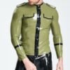 eurocat latex Male 'Military Cadet' Tunic Jacket