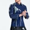 eurocat latex Male 'Debonair' Cross-over Jacket