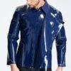 eurocat latex Male 'Debonair' Cross-over Jacket
