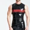 eurocat latex Male Striped Chest Tank Top