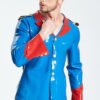 eurocat latex Male Wide-Necked Casual Lounge Jacket