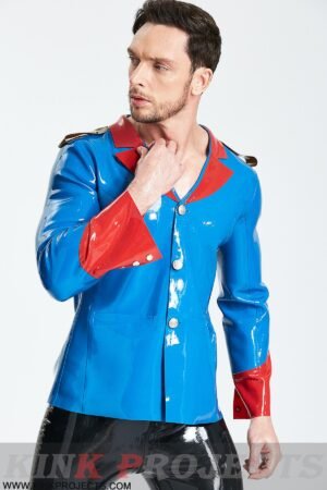 eurocat latex Male Wide-Necked Casual Lounge Jacket