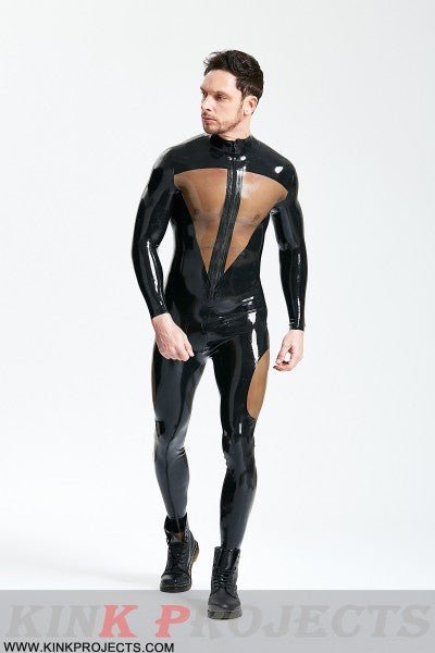 eurocat latex Male 'Dome Delusion' Front Zipper Catsuit