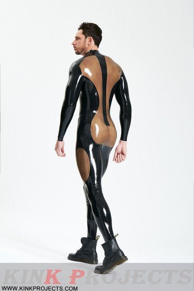 eurocat latex Male 'Dome Delusion' Front Zipper Catsuit