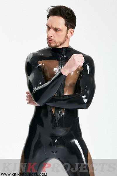 eurocat latex Male 'Dome Delusion' Front Zipper Catsuit