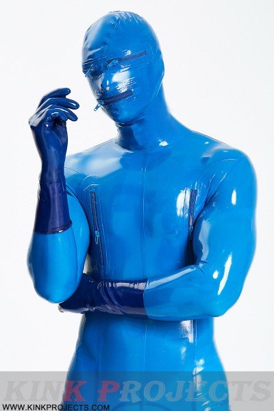 eurocat latex Male 'Integral-ation' Total Cover Suit
