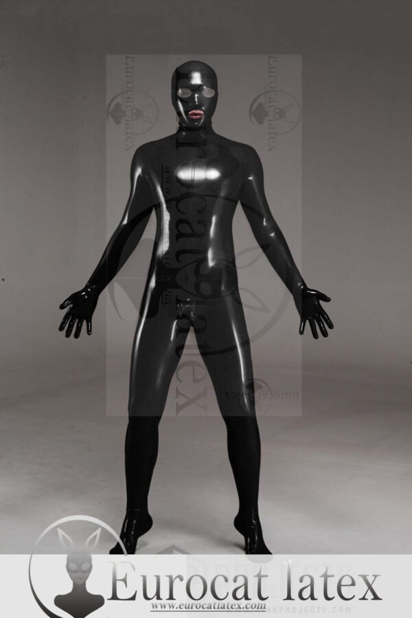 eurocat latex Male Standard 'Gimp' Fully- Enclosed Catsuit with Penis Sheath
