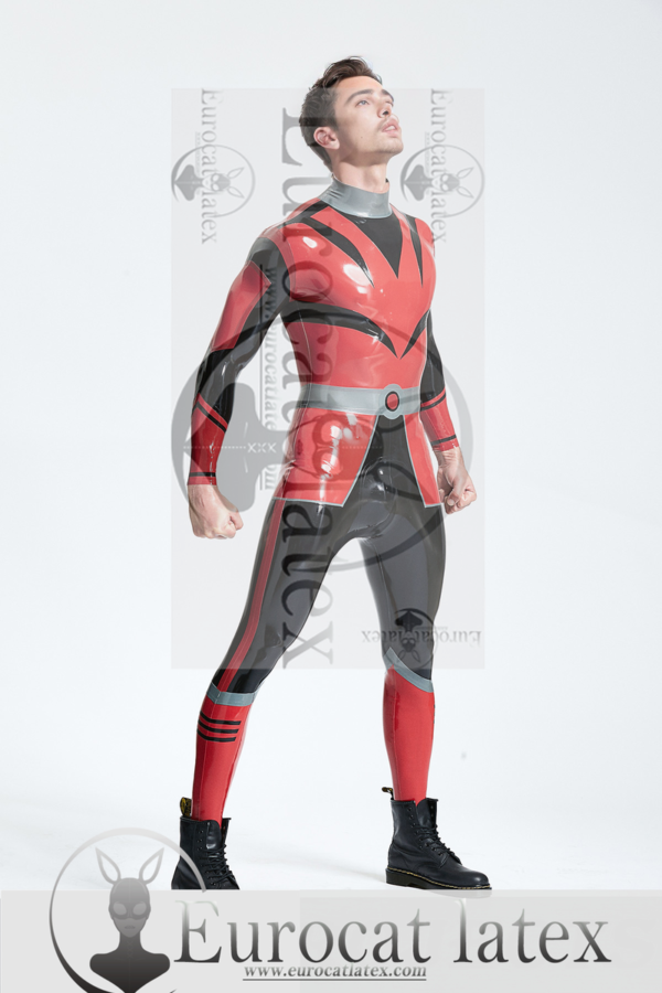 Male 'Space Force' Back Zip Catsuit