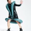 Latex sexy Catsuit Male Inflatable Coat Rubber thickness 0.4mm