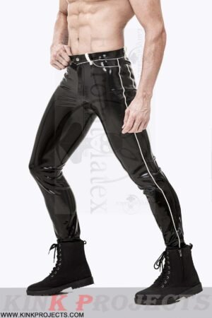 eurocat latex Male Contrasting Trim Jeans
