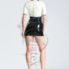Melon-Sleeved Micro Cocktail Dress